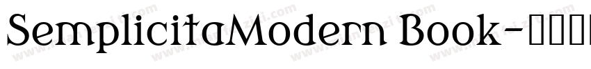 SemplicitaModern Book字体转换